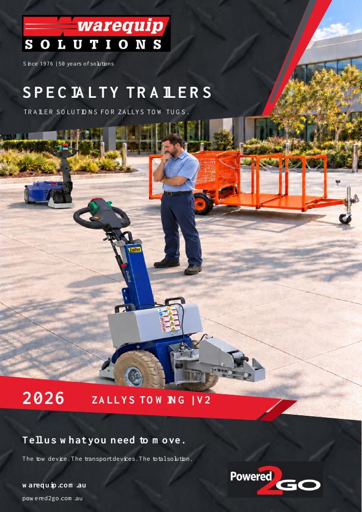 Warequip Specialty Trailers brochure cover